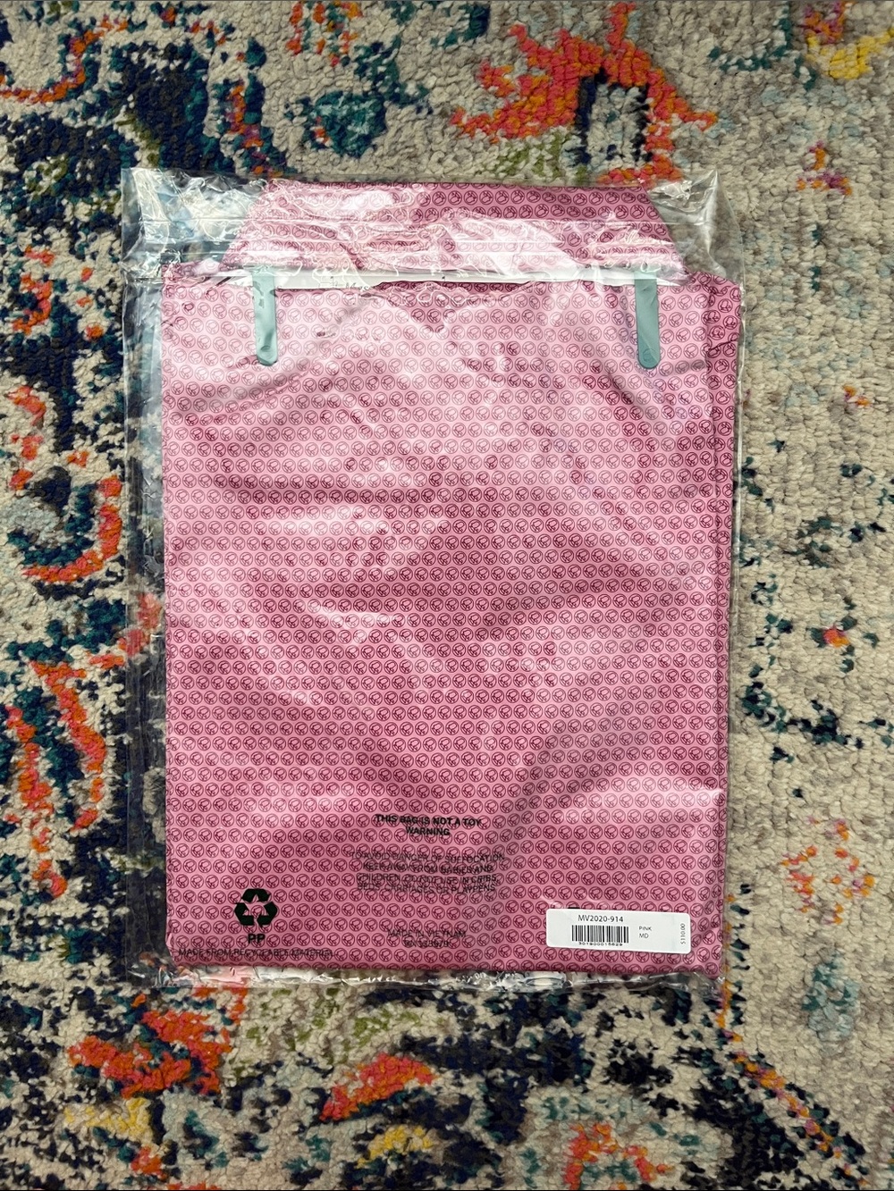 NWT Masters Pink Men's Polo Shirt Size Medium - Picture 4 of 5